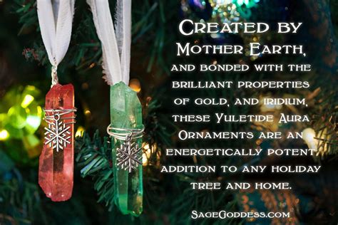 Wiccan yuletide ornaments